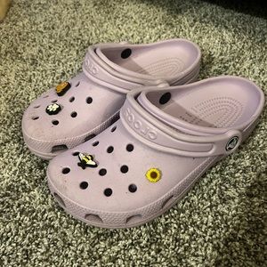 Purple crocs
